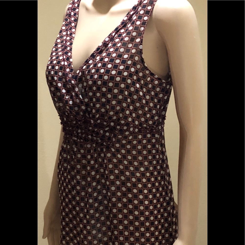 New York Co. sleeveless sheer top